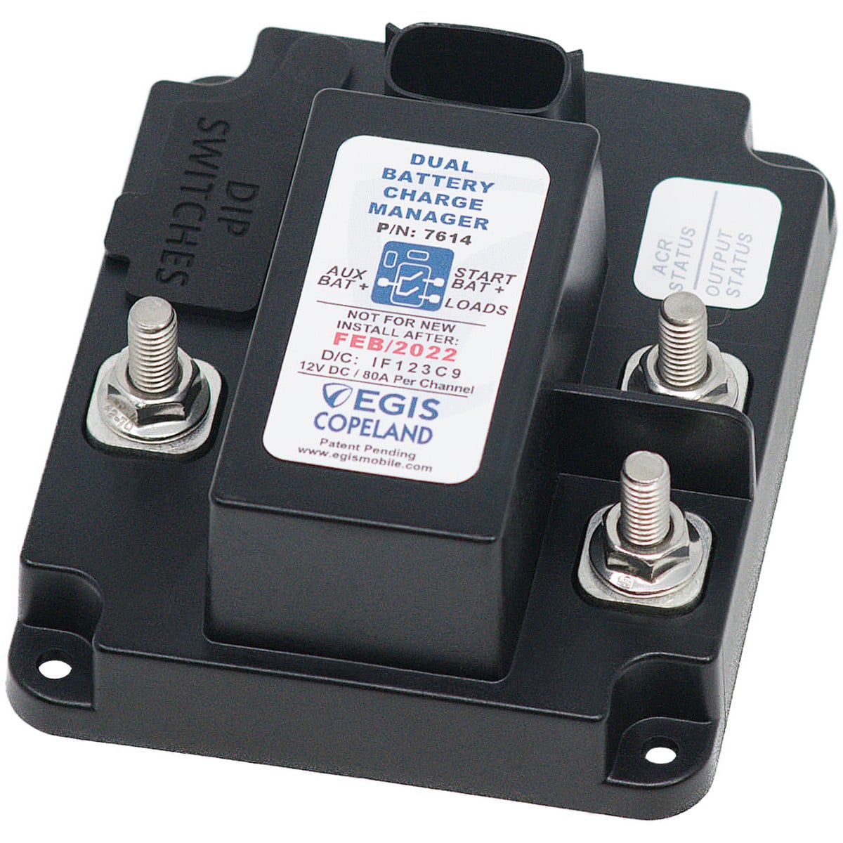 Egis Mobile Electric 7614B Dual Battery Charge Manager