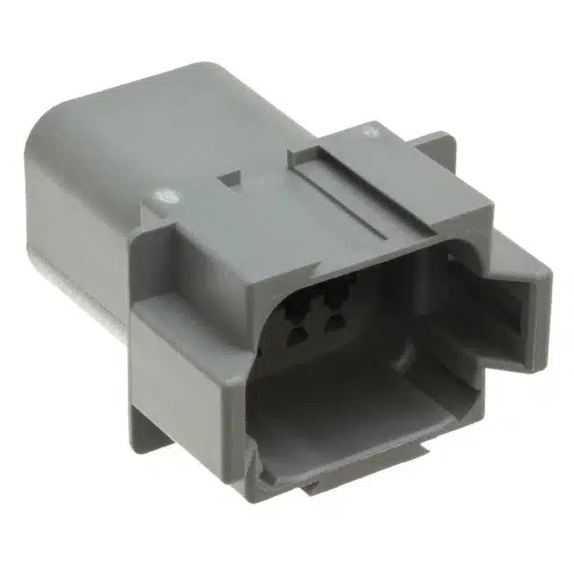 TE Connectivity DEUTSCH DT04-08PA 8 Position Receptacle, Gray