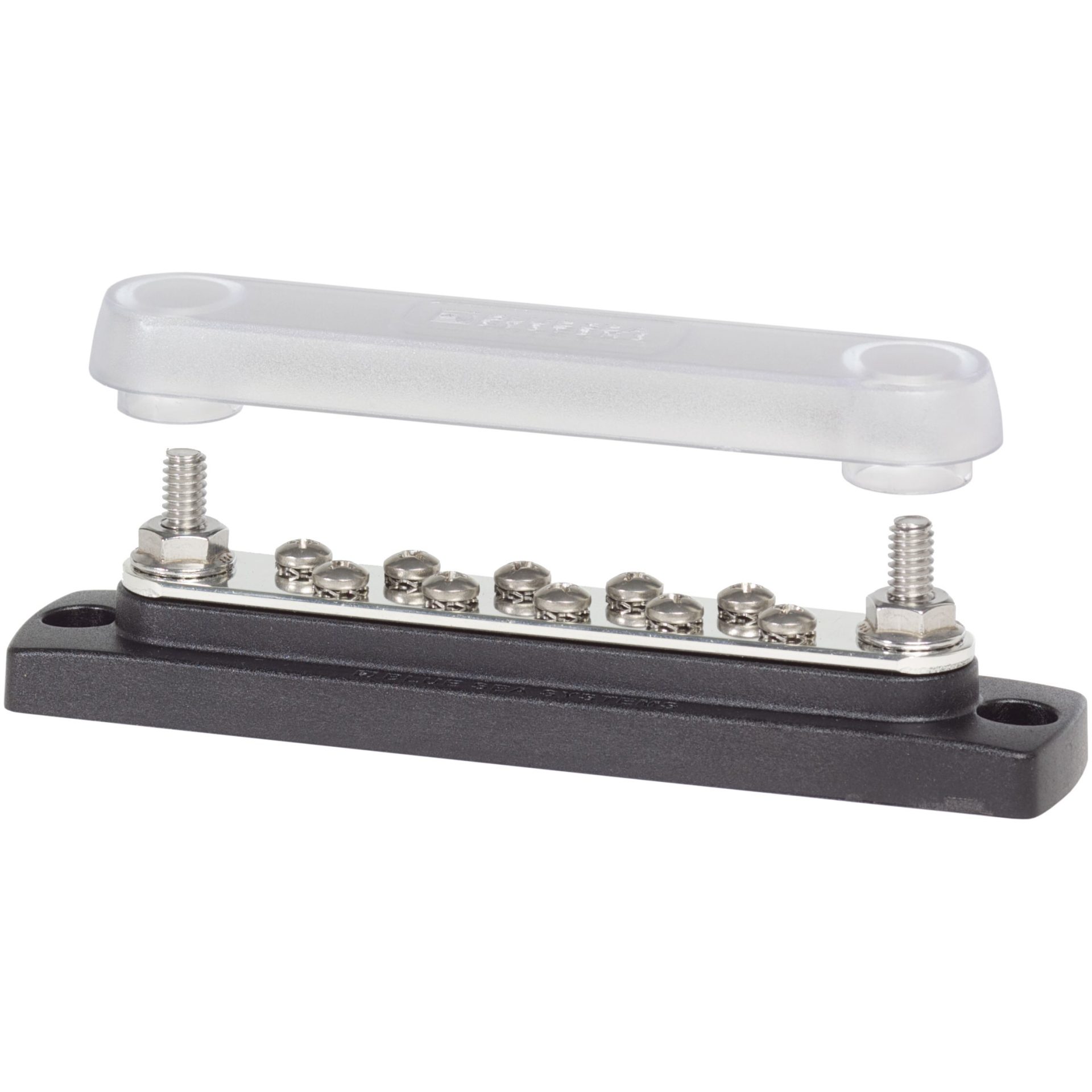 Blue Sea 2300 Common 150A BusBar - 10 Gang with Cover