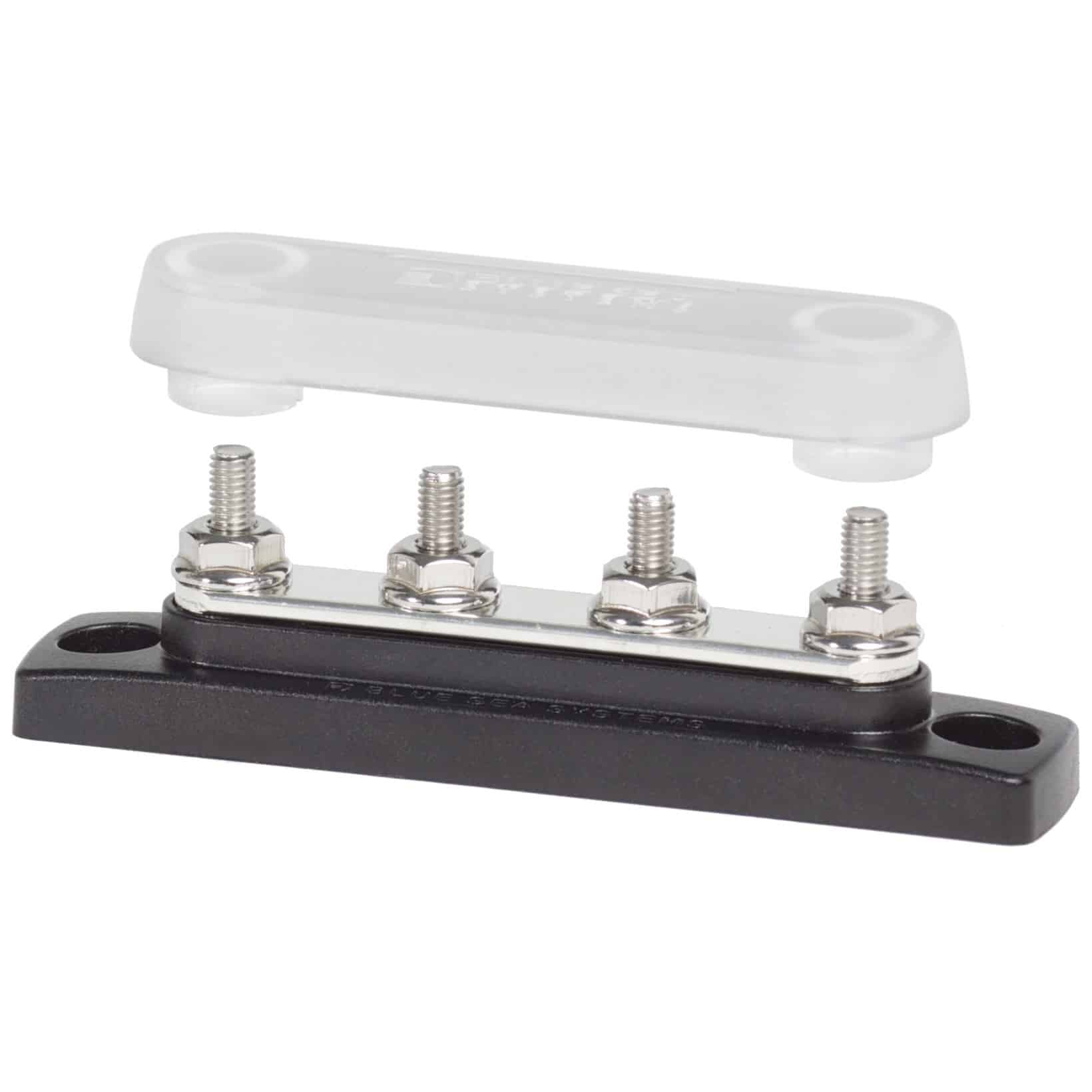 Blue Sea 2315 Common 100A Mini BusBar - 4 Gang with Cover