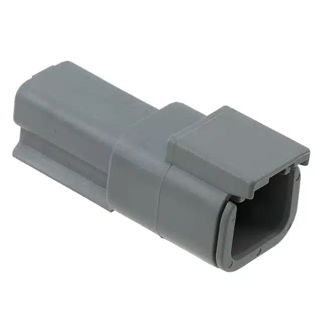 TE Connectivity DEUTSCH DTM04-2P-REC, 2 P, MALE, GRAY