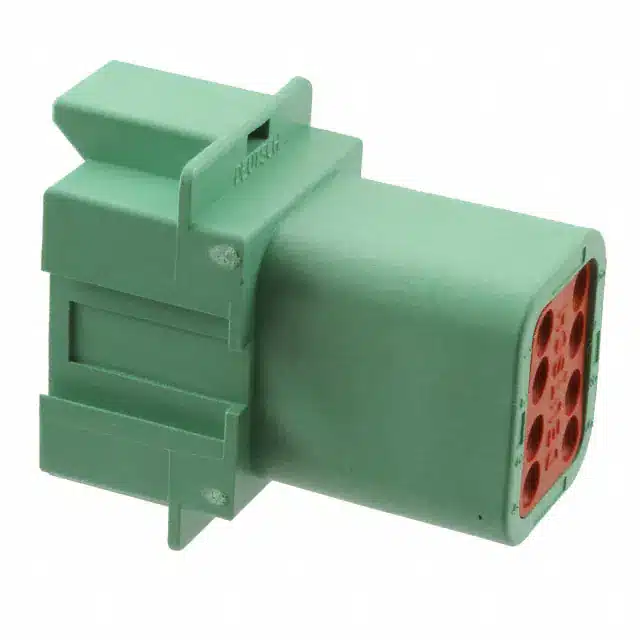 TE Connectivity DEUTSCH DT04-08PC 8 Position Receptacle, Green