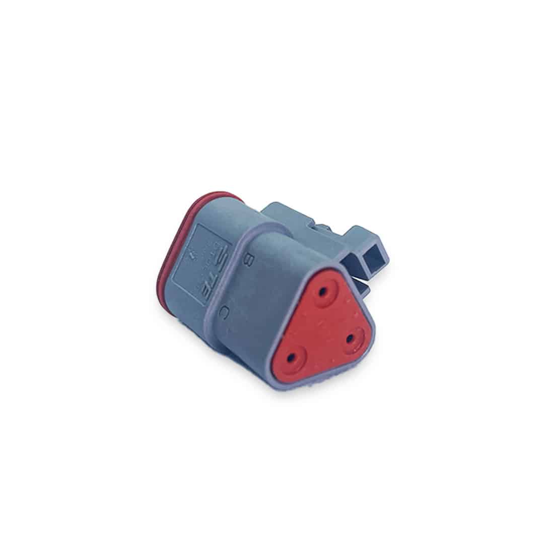 TE Connectivity DEUTSCH DT06-3S-PLG, 3P, GRY, N