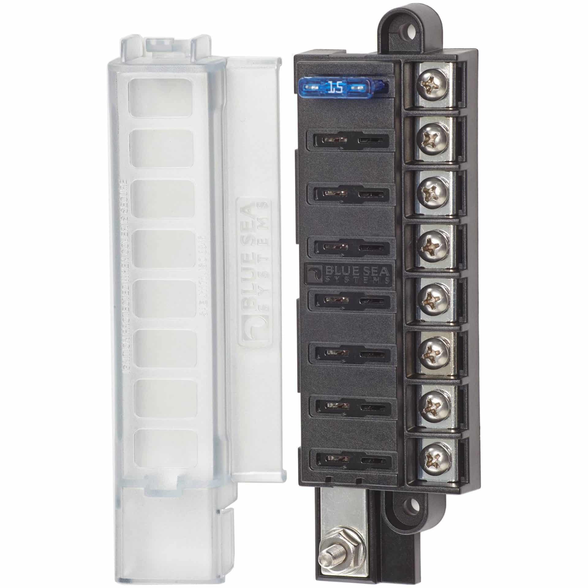Blue Sea 5046 ST Blade Compact Fuse Blocks - 8 Circuits