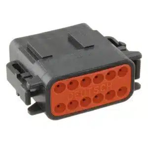 TE Connectivity DEUTSCH DTM06-12SB-PLG, 12P, BLK, N, B
