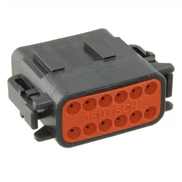 TE Connectivity DEUTSCH DTM06-12SB-PLG, 12P, BLK, N, B