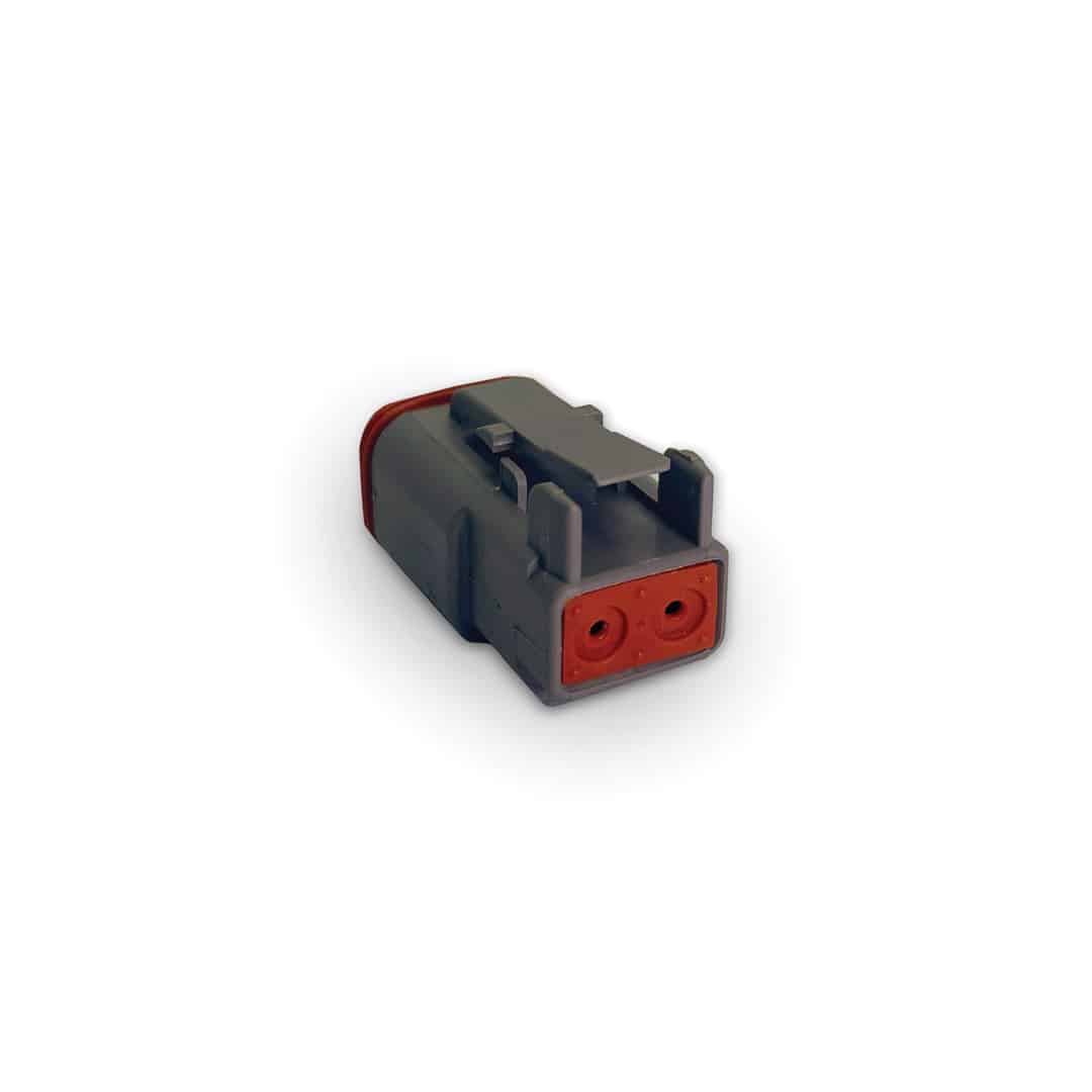 TE Connectivity DEUTSCH DT06-2S-PLG, 2P, GRY, N