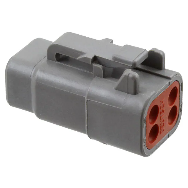 TE Connectivity DEUTSCH DTM06-4S-PLG, 4P, GRY, N