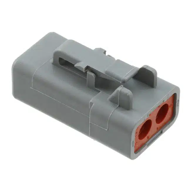 TE Connectivity DEUTSCH DTP06-2S-PLG, 2P, GRY, N