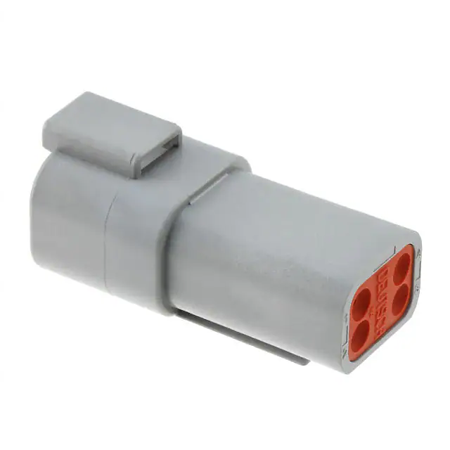 TE Connectivity DEUTSCH DT04-4P-REC, 4P, GRY, N