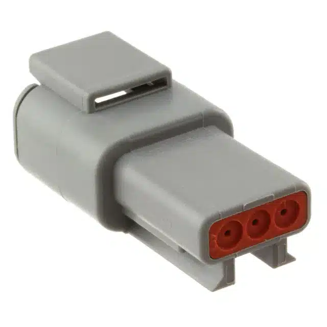 TE Connectivity DEUTSCH DTM04-3P-REC, 3P, GRY, N
