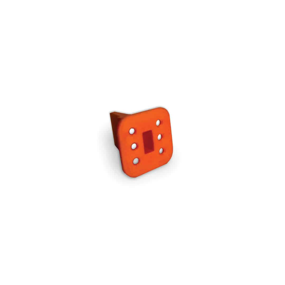 TE Connectivity DEUTSCH W6S WEDGE LOCK, 6P, PLG, ORG, STD, DT