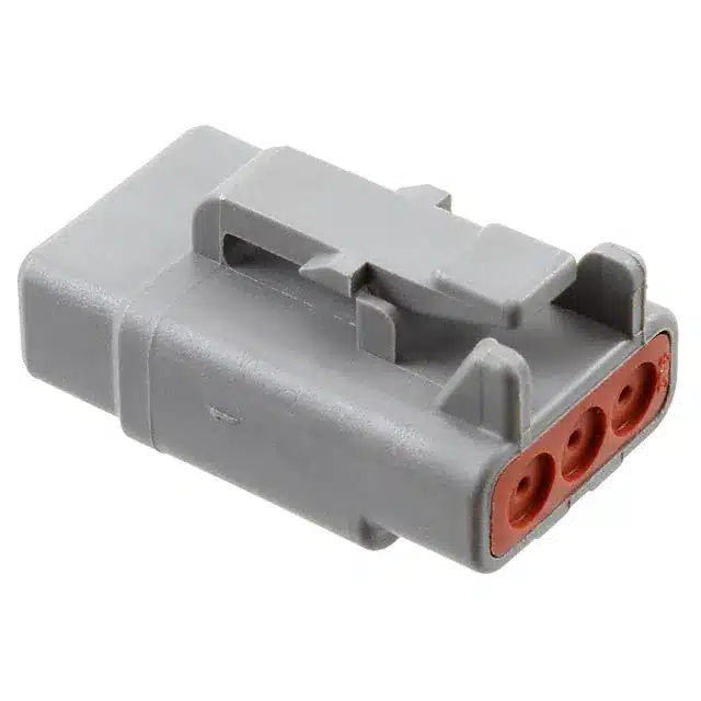 TE Connectivity DEUTSCH DTM06-3S-PLG, 3P, GRY, N