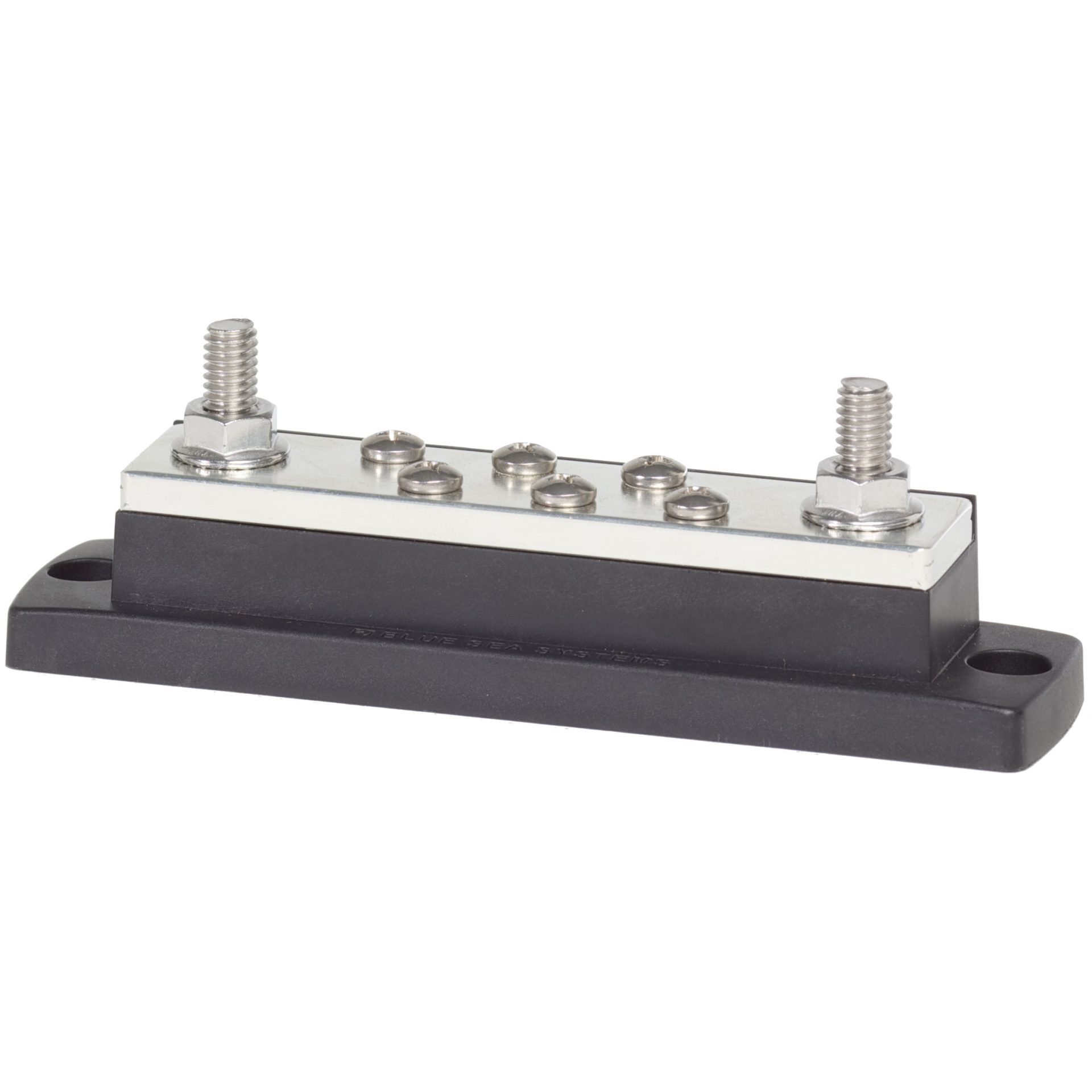 Blue Sea 2128 MaxiBus 250A BusBar - Two 5/16in-18 Studs and Six #10-24 Screws