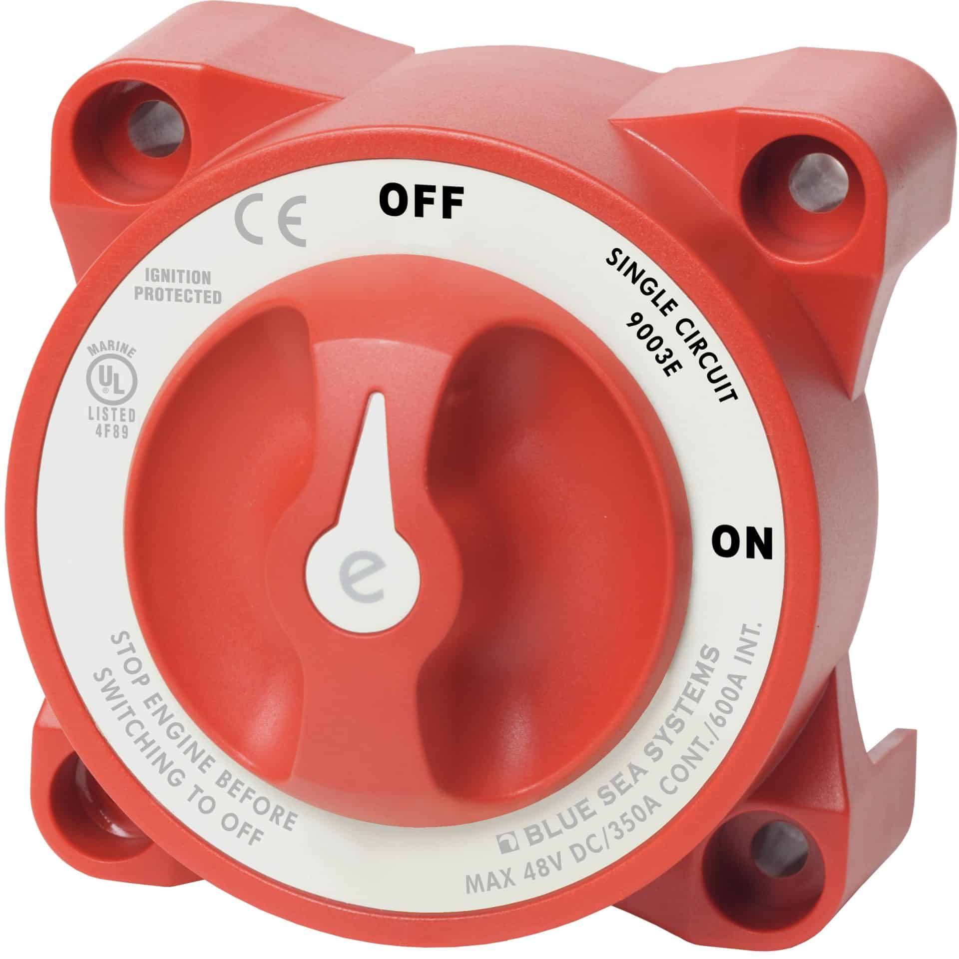 Blue Sea 9003E e-Series On Off Battery Switch