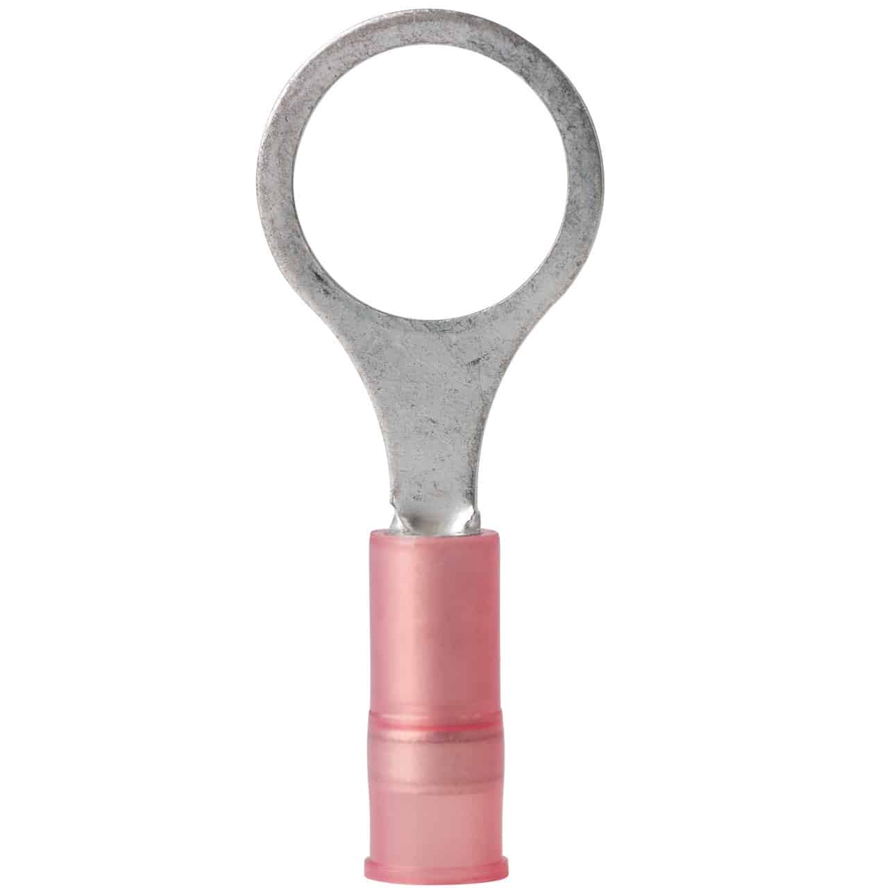 Nylon-Insulated 3/8 Ring Terminal for 22-18AWG
