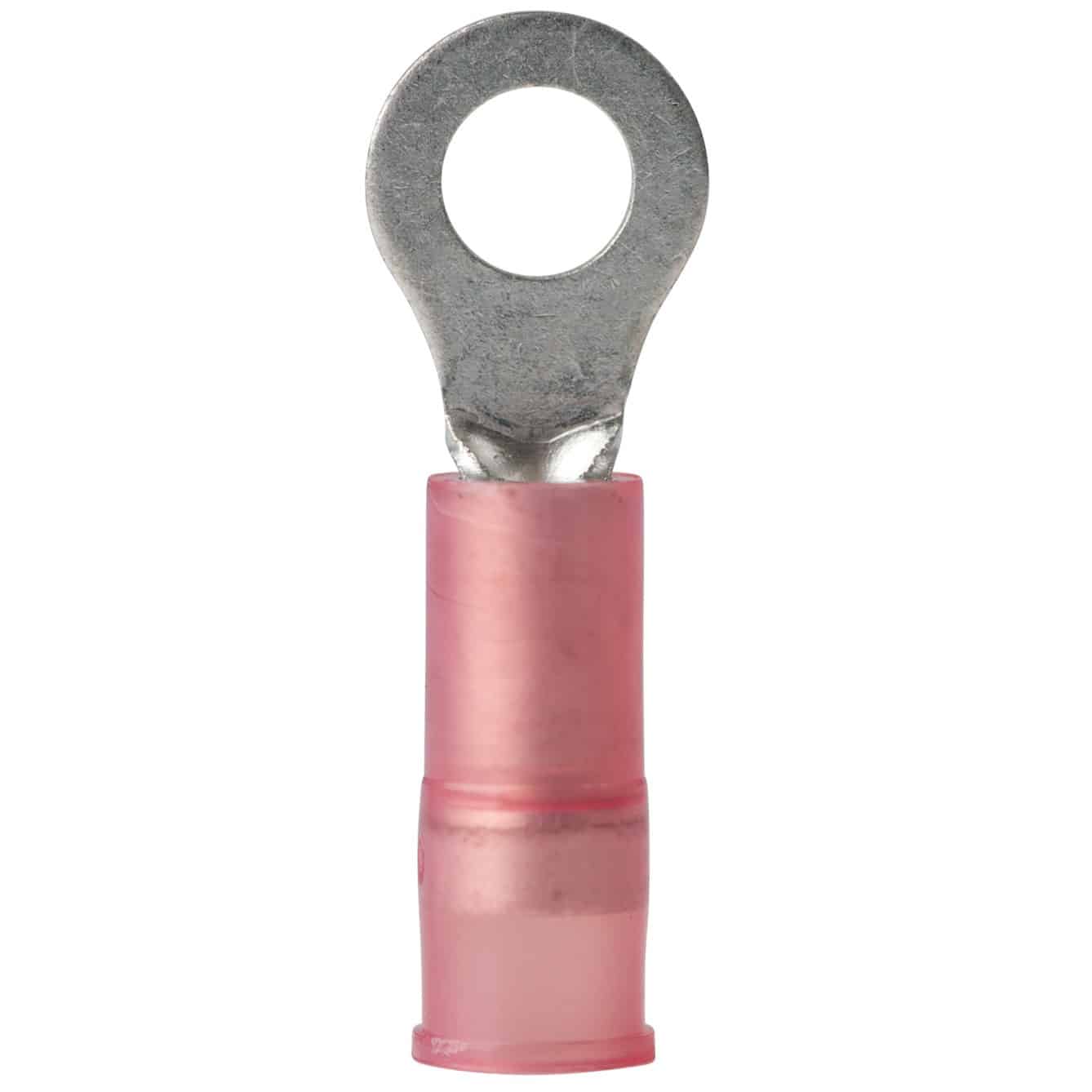 Nylon-Insulated #8 Ring Terminal for 22-18AWG