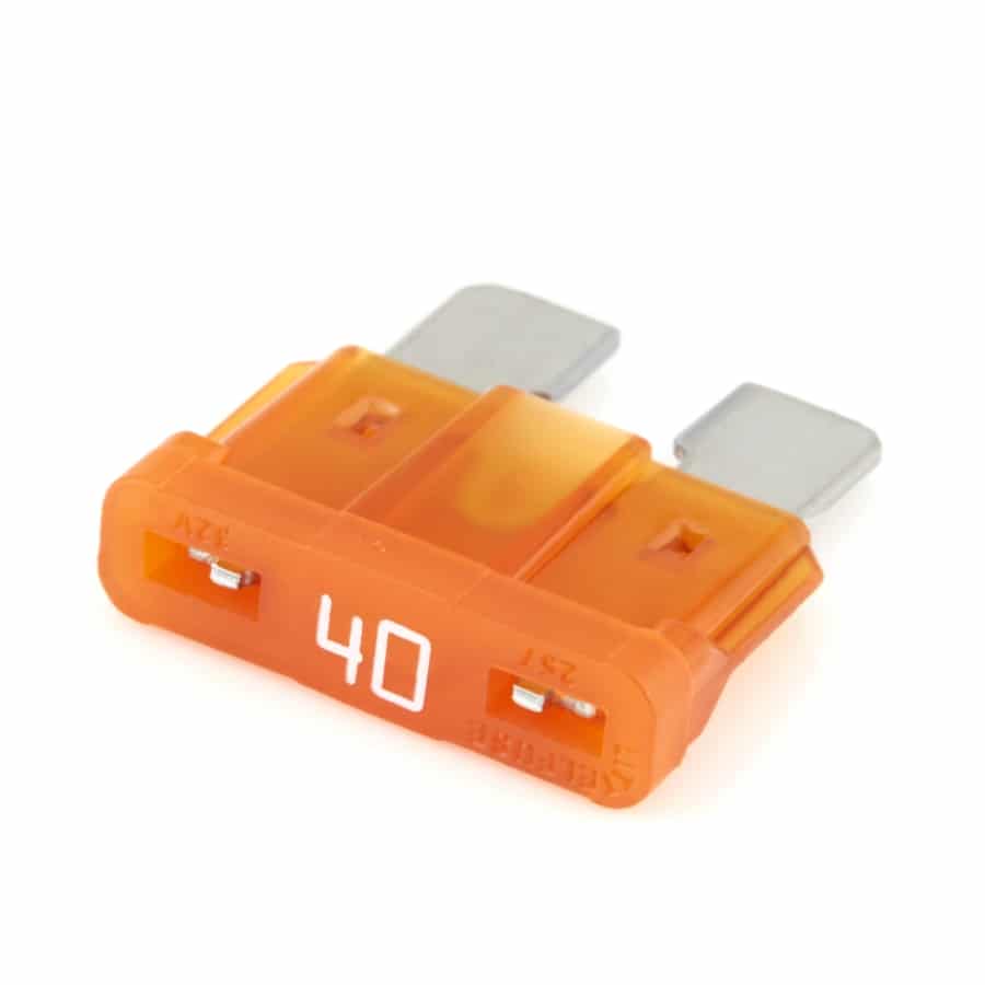 Littelfuse 0287040.PXCN ATO Blade Fuse, 40A, 32VDC, Orange