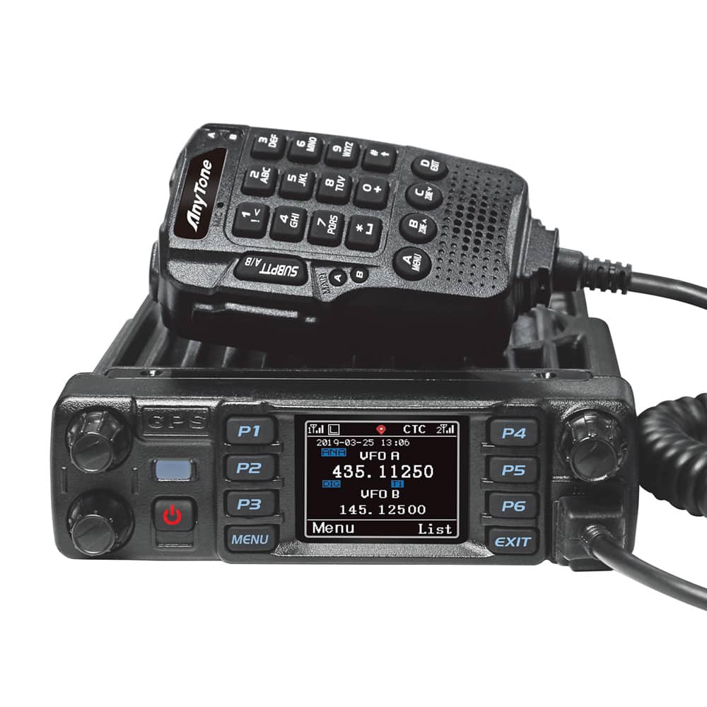 Anytone AT-D578UVIII PRO DMR Tri-Band Amateur Mobile