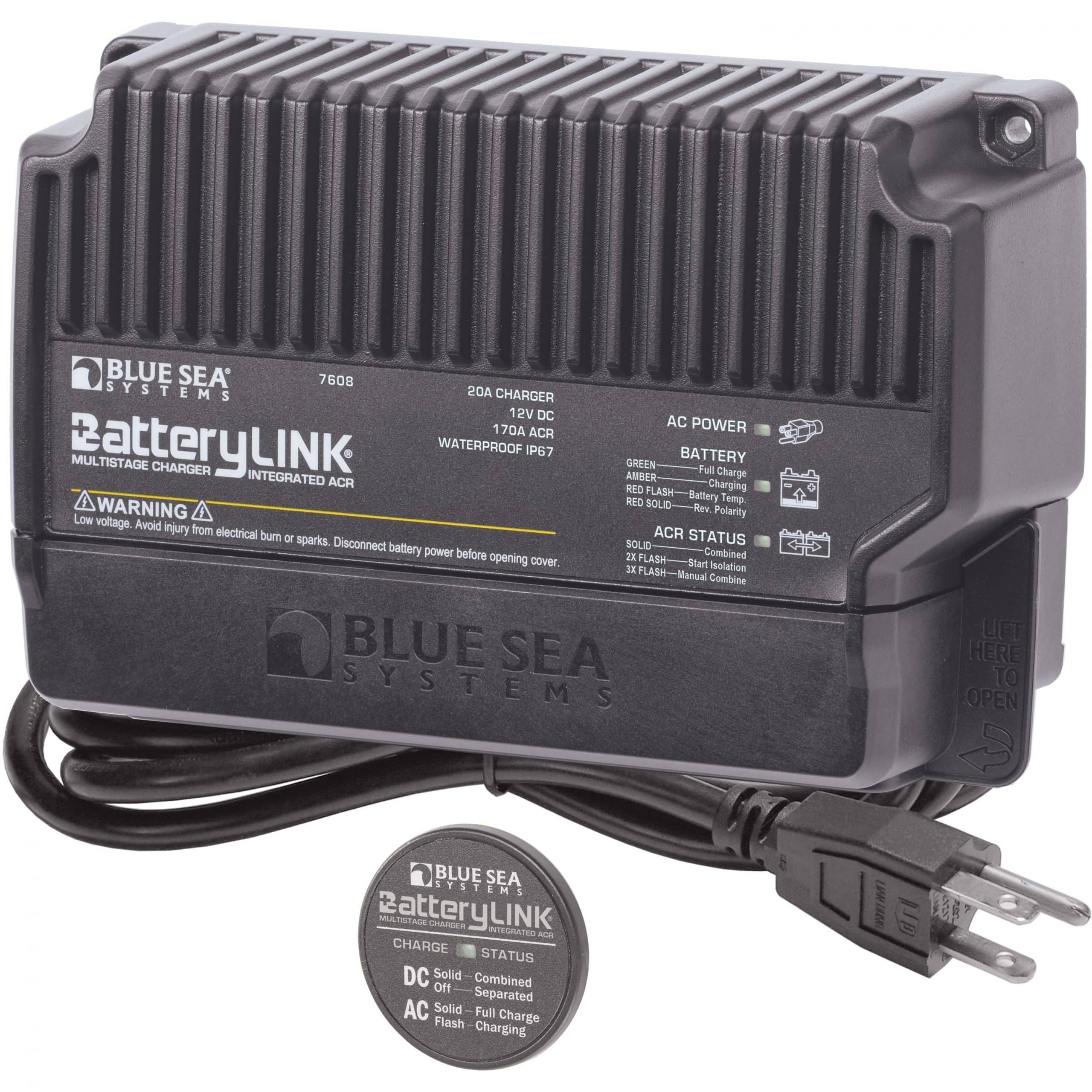Blue Sea 7608 20A BatteryLink® Charger