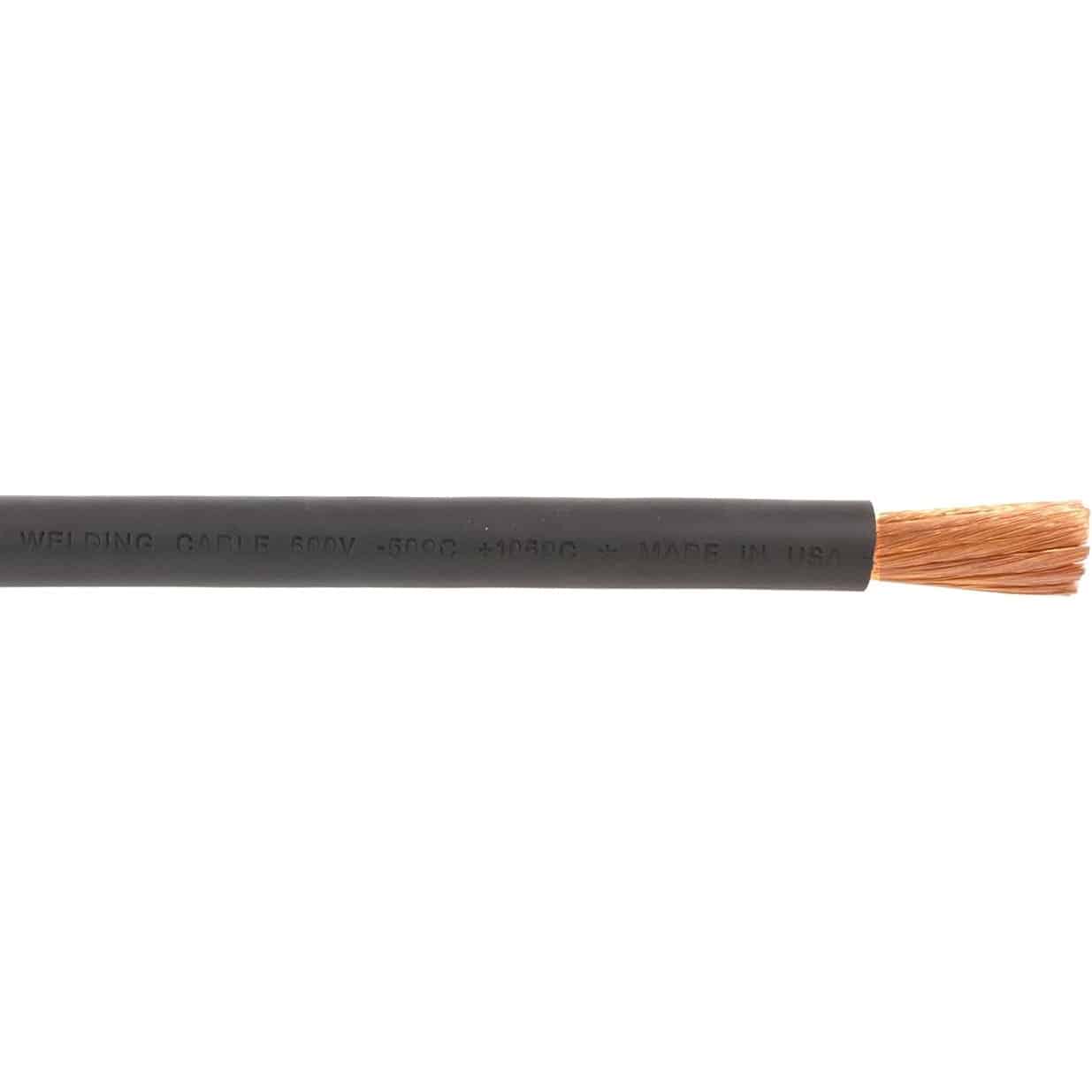 Welding Cable Black 4AWG - 250ft