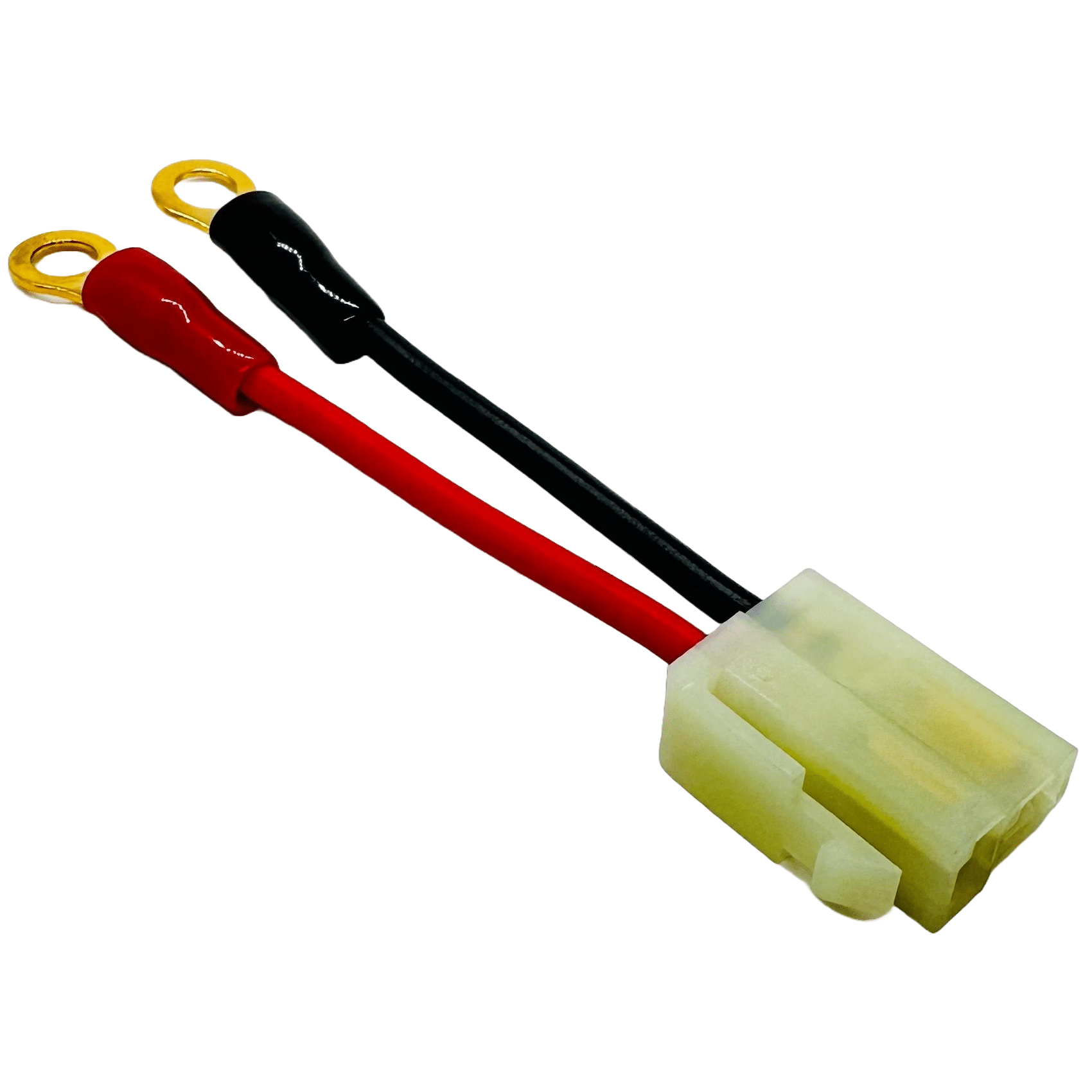 DC Power Cable for Power Supply to Mobile Connection - OEM-T Connector to 1/4 inch Ring Terminals