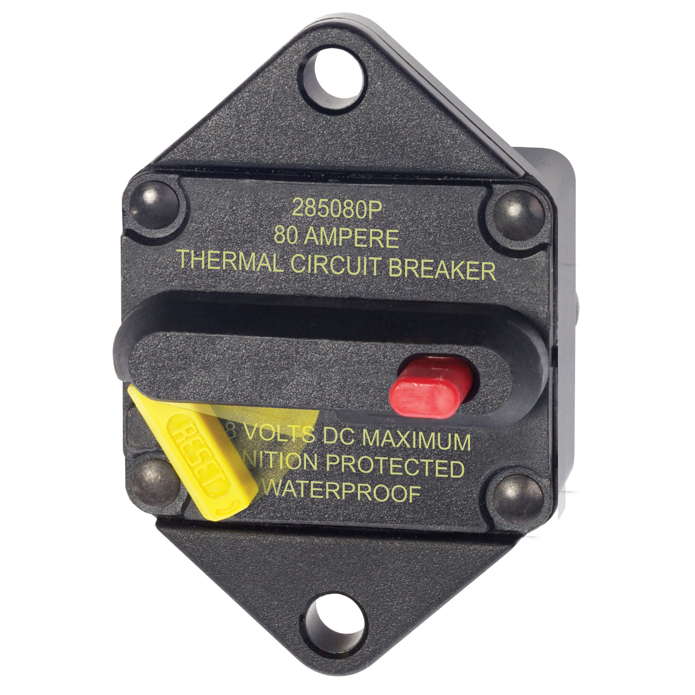 Eaton Bussmann 285 Series Hi-Amp Panel Mount Circuit Breaker 80A