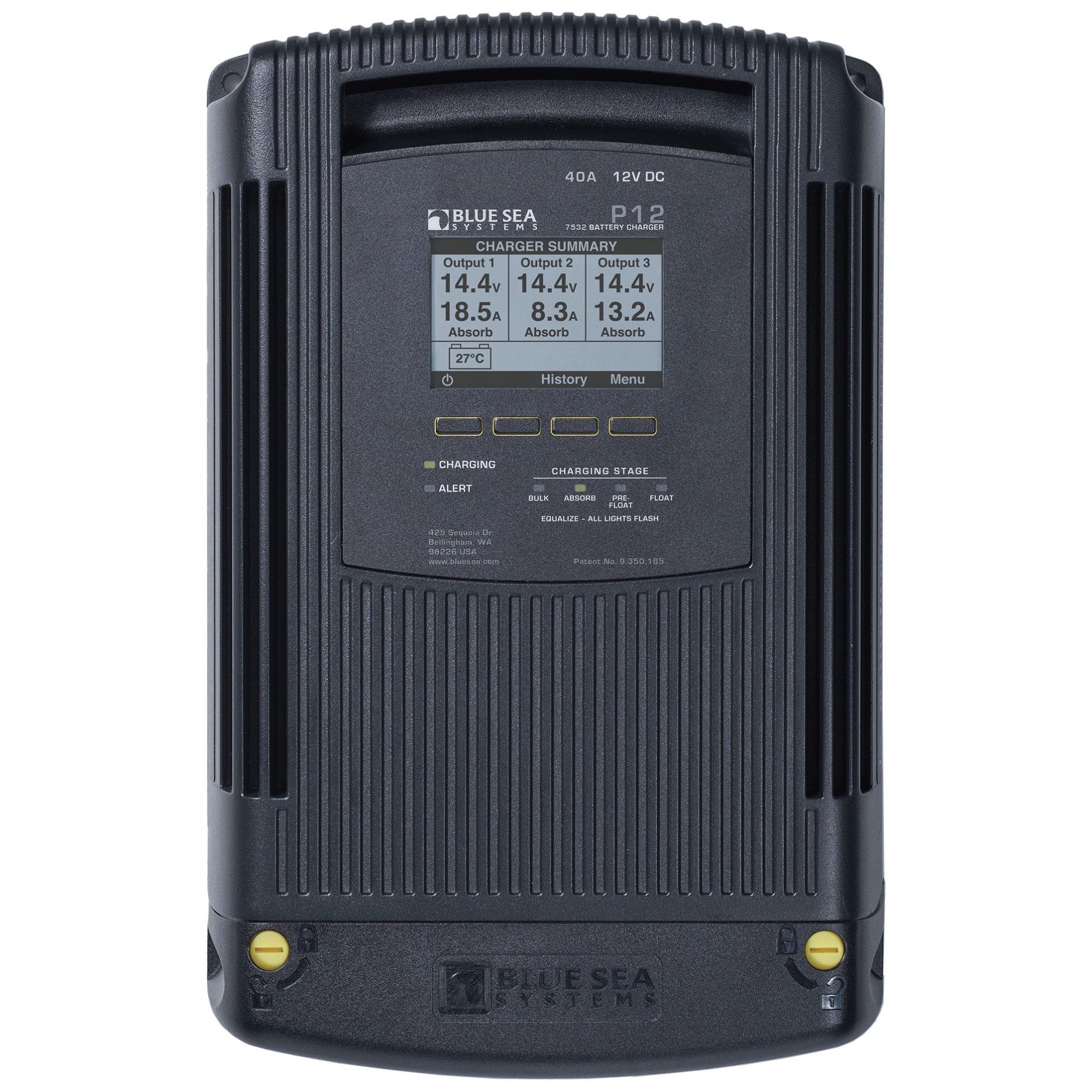 Blue Sea 7532 P12 Battery Charger - 12V DC 40A - Image 2
