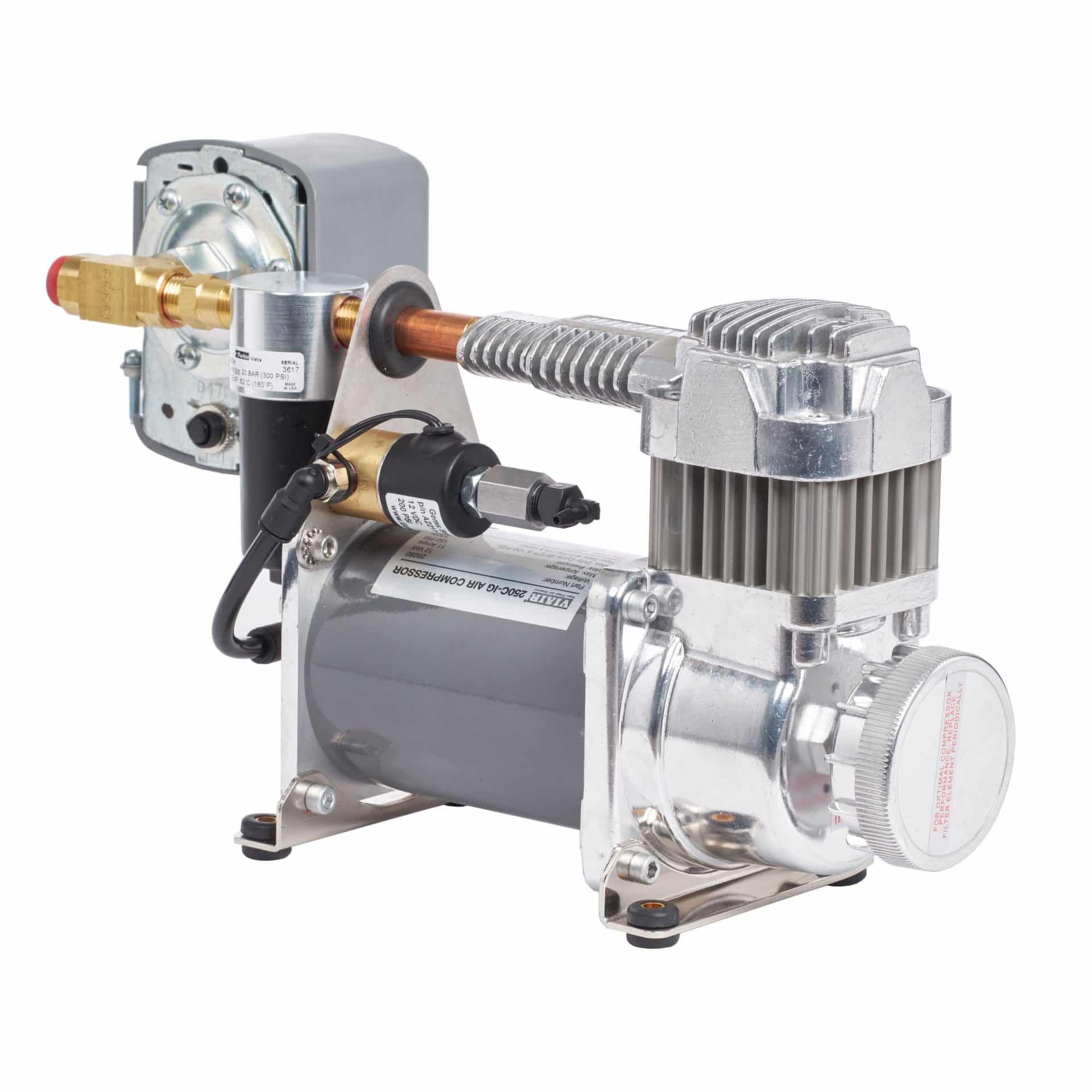 Blue Sea 7920 Air Brake Compressor - Horizontal Mount - Image 4