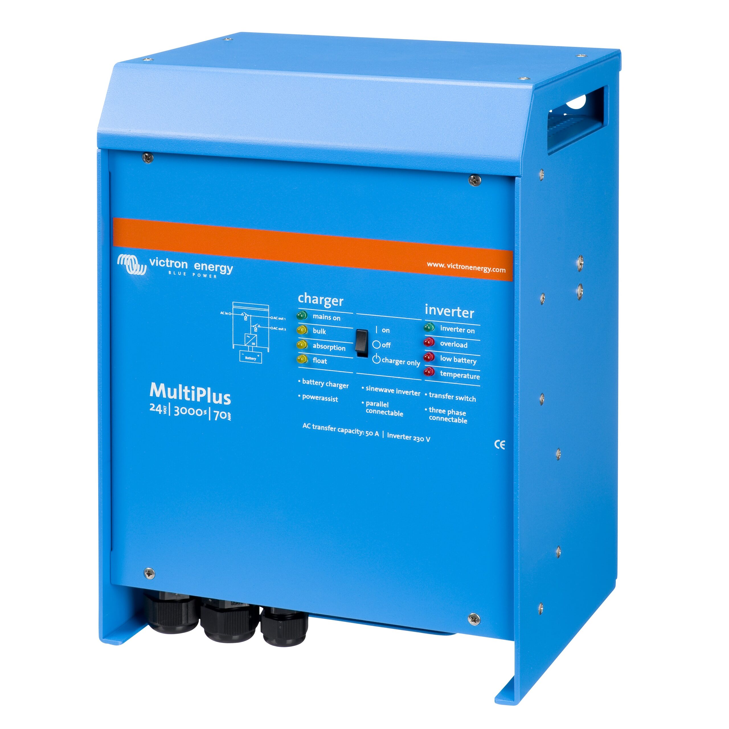 Victron Energy MultiPlus 24/3000/70-50 120V VE.Bus (UL 1741 & 458) - Image 2