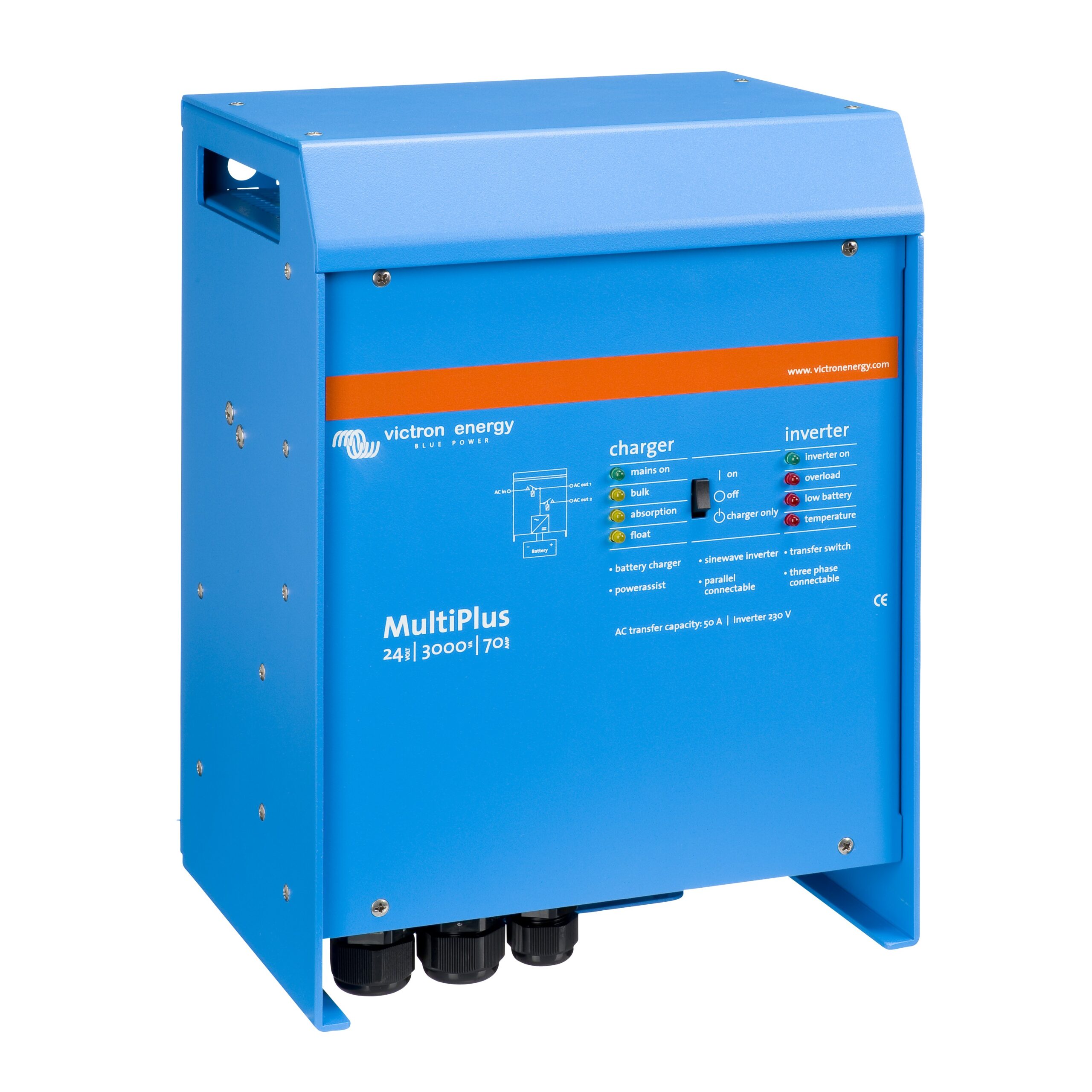 Victron Energy MultiPlus 24/3000/70-50 120V VE.Bus (UL 1741 & 458) - Image 3