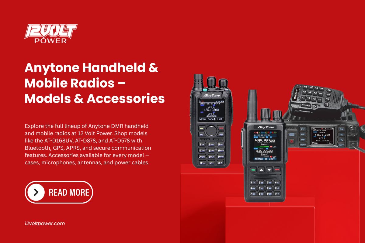 Anytone Handheld & Mobile Radios – Models & Accessories