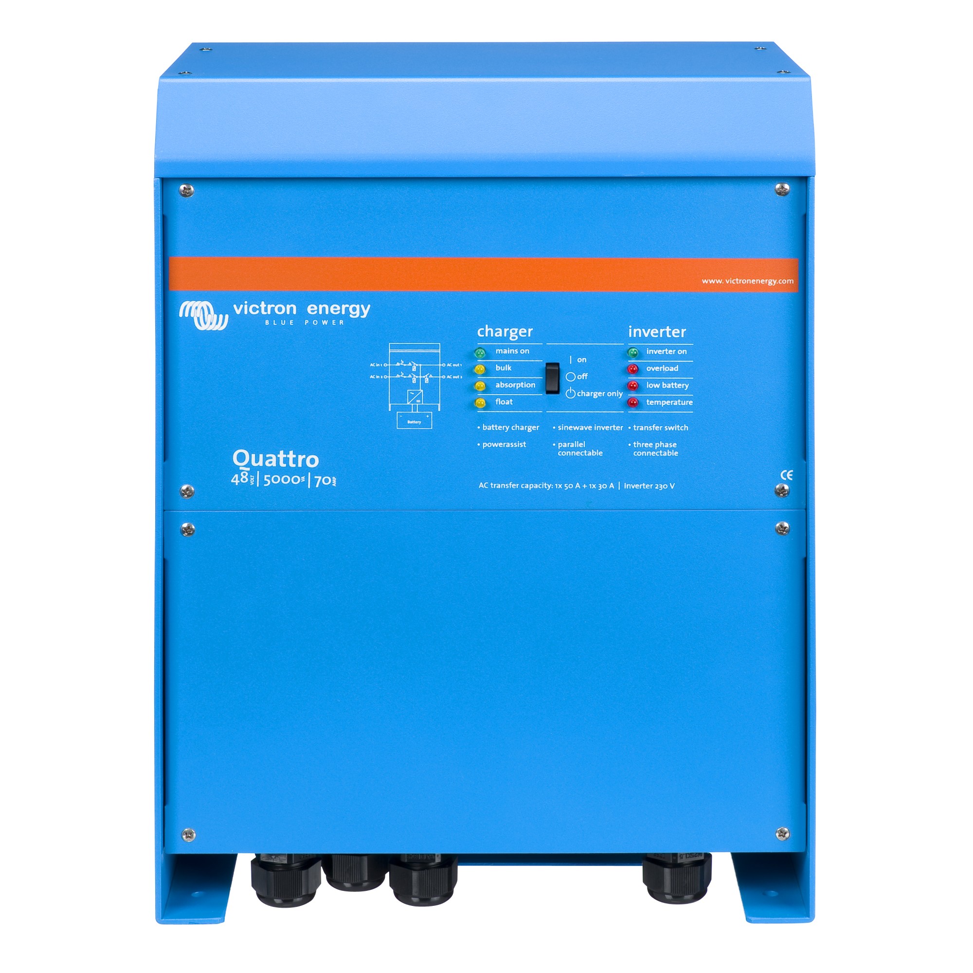 Victron Energy Quattro 48/5000/70-100/100 120V VE.Bus UL