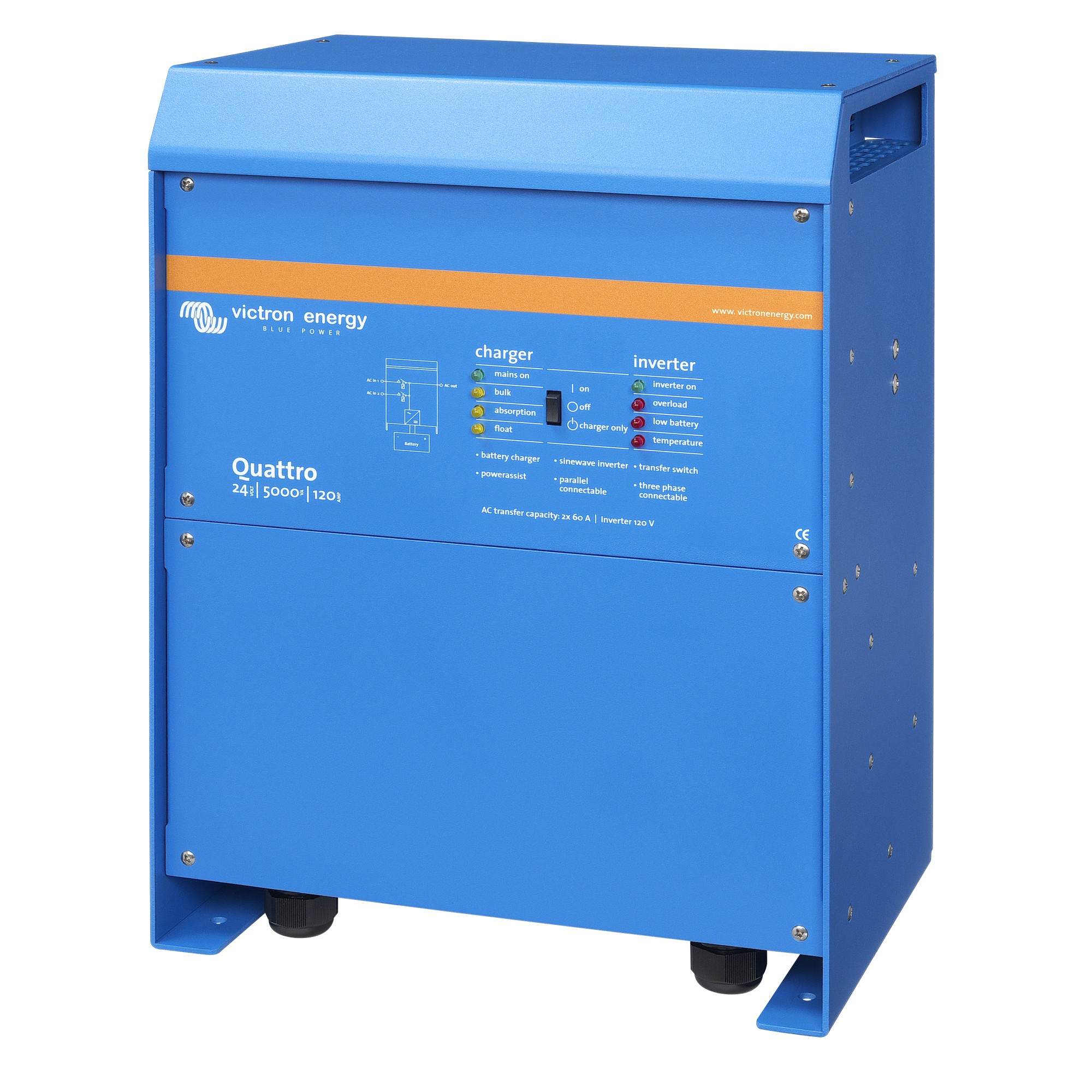 Victron Energy Quattro 24/5000/120-100/100 120V VE.Bus - Image 2