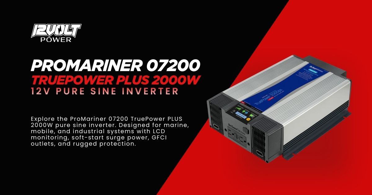 ProMariner-07200-TruePower-PLUS-2000W-12V-Pure-Sine-Inverter