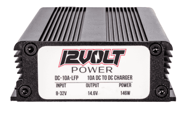 12 Volt Power DC-10A-LFP variable DC-DC charger for batteries.