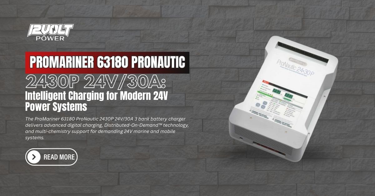 ProMariner 63180 ProNautic 2430P 24V/30A: Intelligent Charging for Modern 24V Power Systems