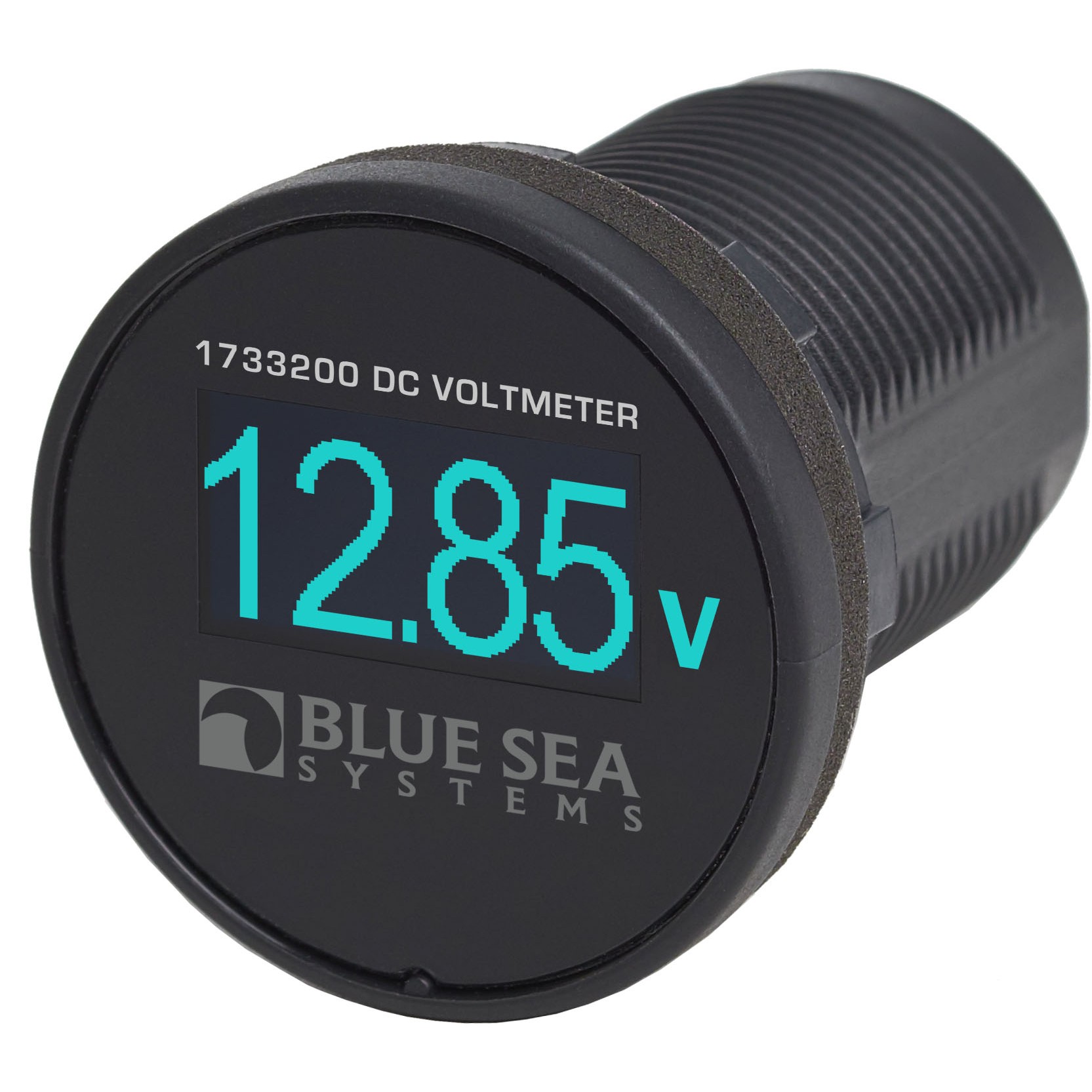 Blue Sea 1733200 Mini OLED DC Voltmeter – Blue