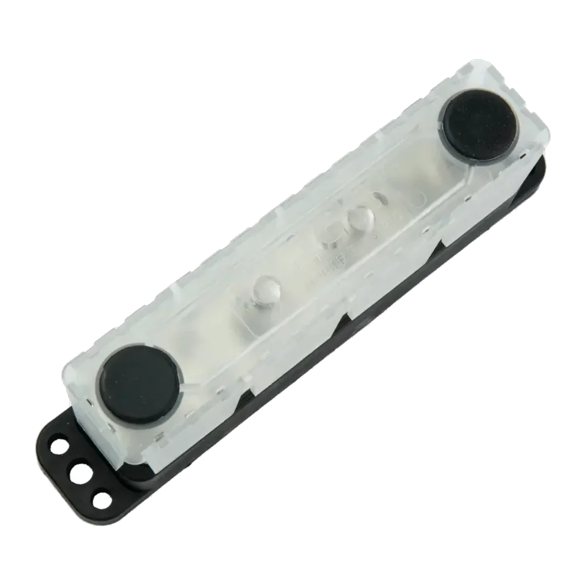 Egis Mobile Electric 6250-404B MaxiBus 250A Four-Stud Busbar with 4 Screw Terminals – Black